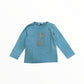 T-Shirt Liu Jo verde acqua con strass