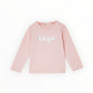 T-shirt Rosa Con Logo E Strass Liu jo