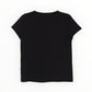 T-shirt Nera Con Logo E Strass Liu Jo