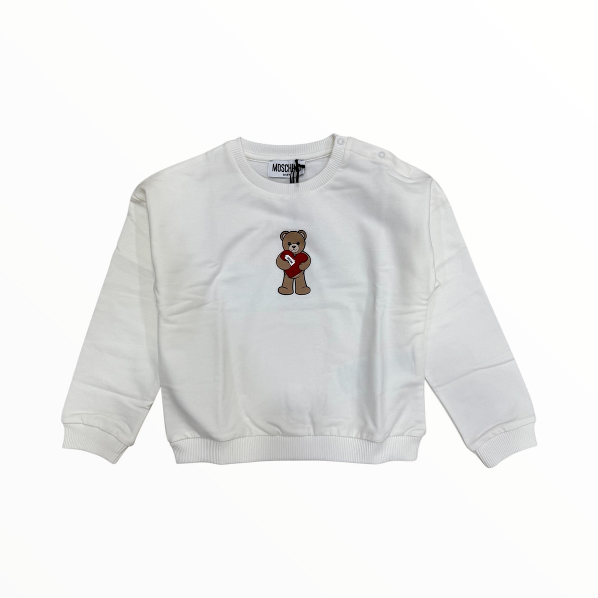 Felpa Moschino in caldo cotone teddy cuore