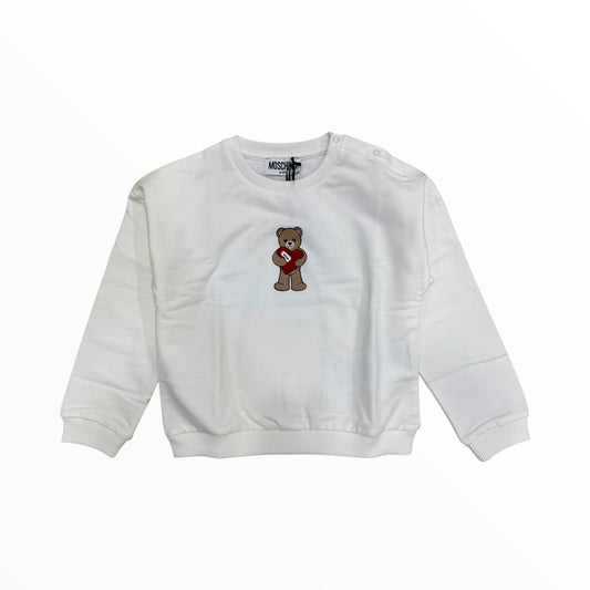 Felpa Moschino in caldo cotone teddy cuore