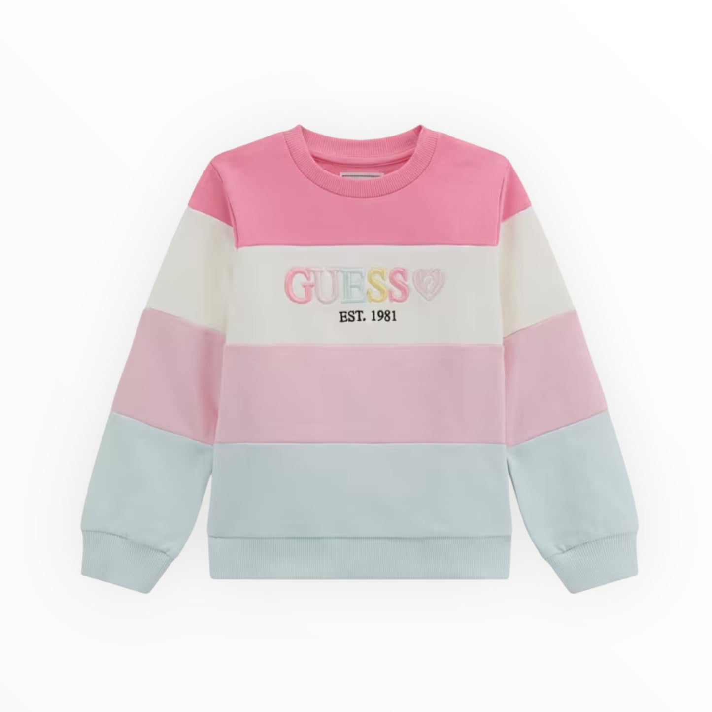 Felpa garzata multicolor Guess