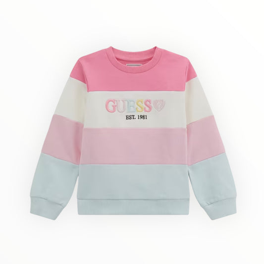 Felpa garzata multicolor Guess