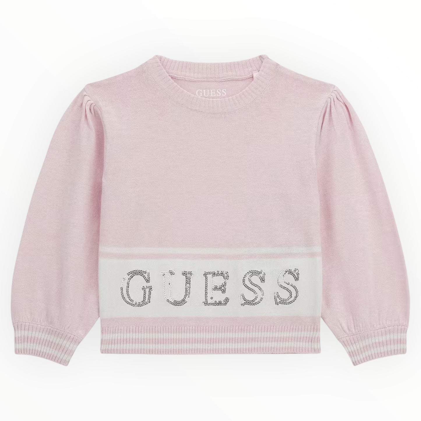 Maglione crop Guess paillettes