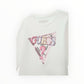 T-Shirt Guess paillettes bianca