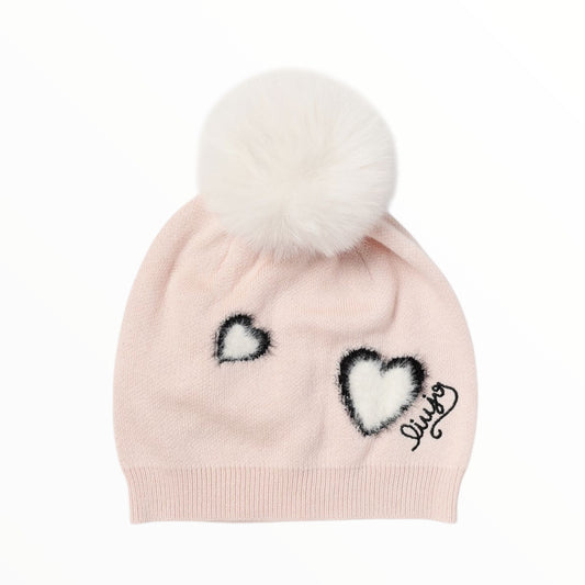 Cappello cuori con pon pon Liu Jo baby