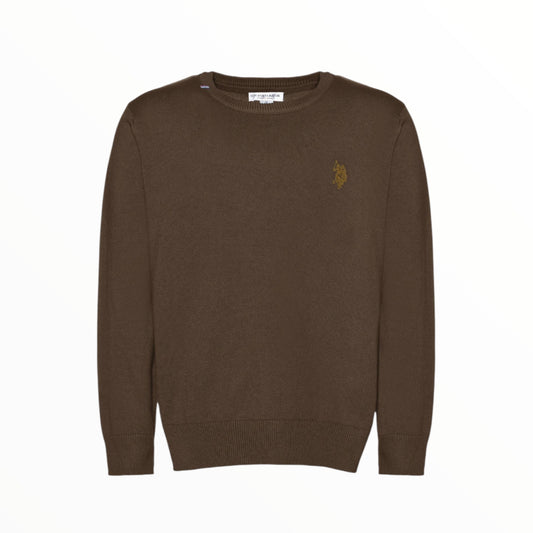 Maglione US Polo marrone