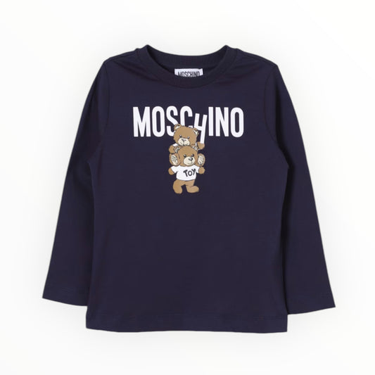 T-shirt Teddy Blu Moschino