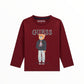 T-Shirr Guess Teddy bordeaux
