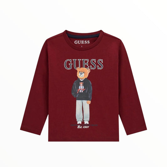 T-Shirr Guess Teddy bordeaux