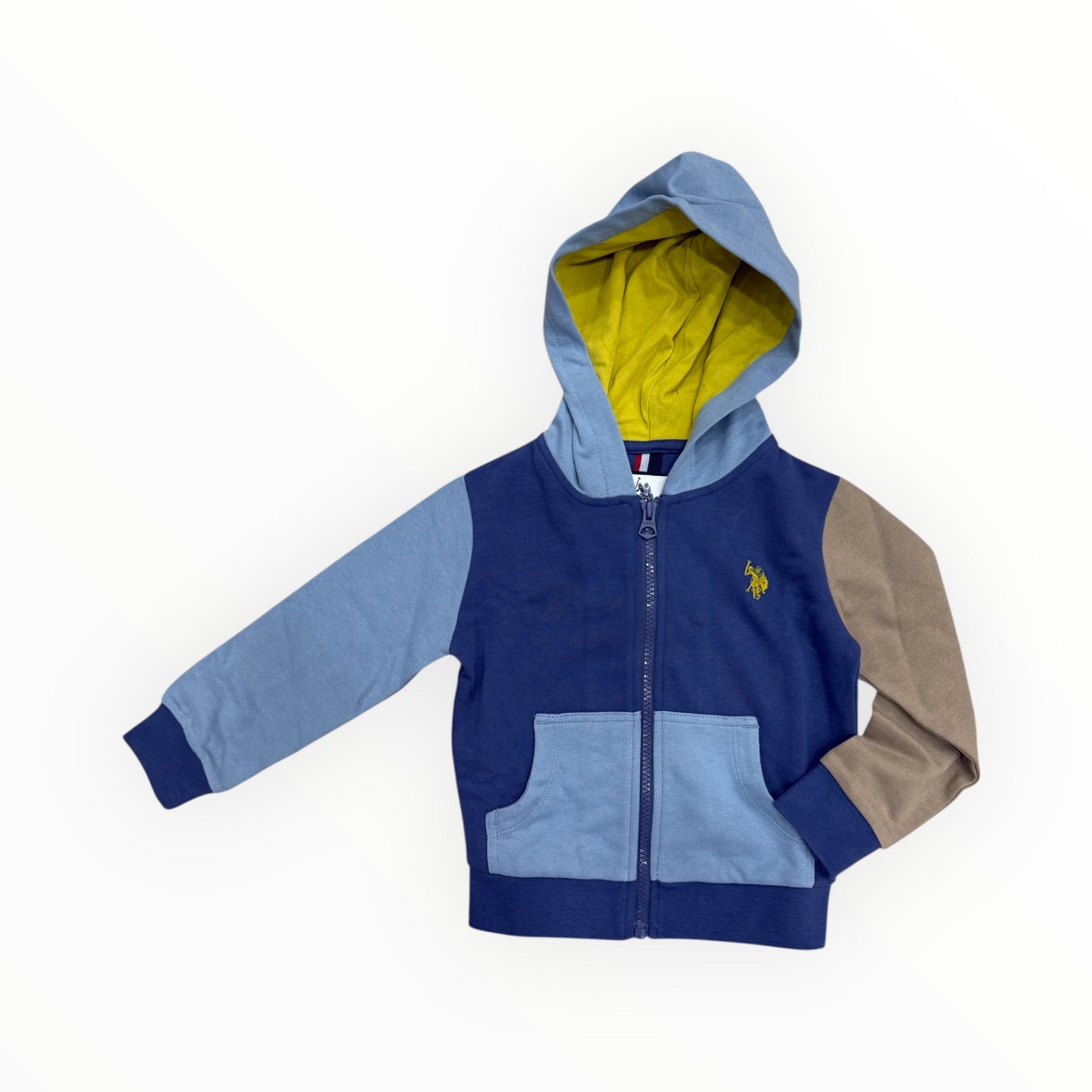 Felpa con zip Us Polo