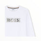 T-Shirt Boss con stampa