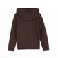 Felpa Boss marrone con cappuccio