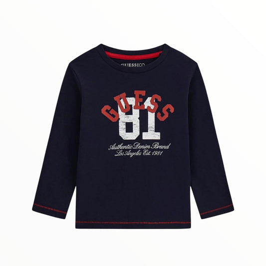 T-Shirt Guess 81 blu