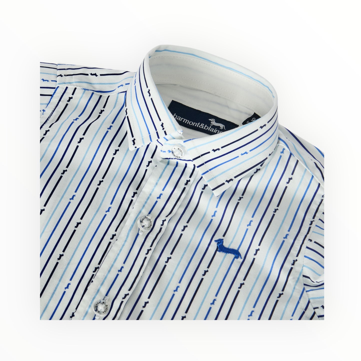 Camicia Harmont & Blaine a righe con logo