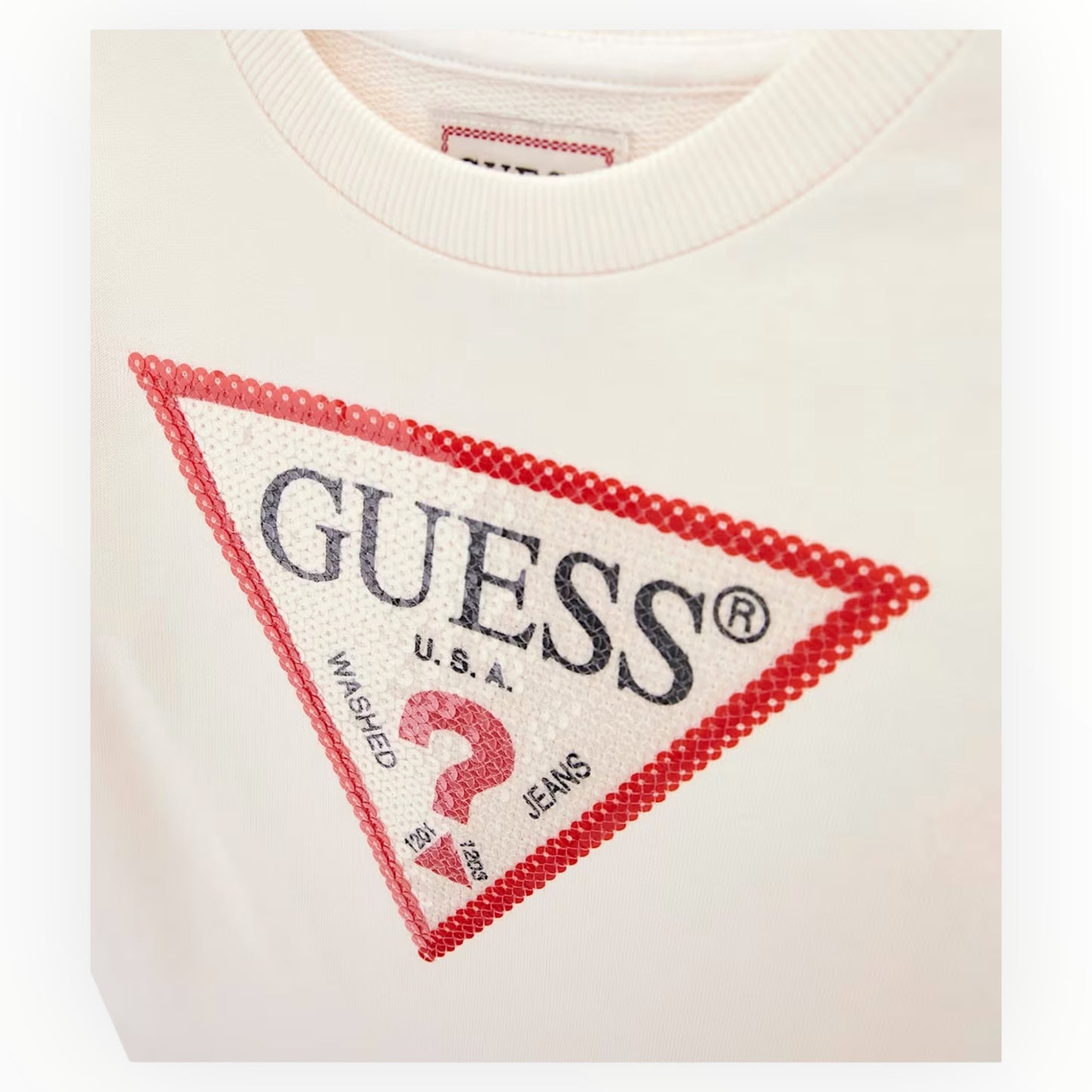 Felpa garzata Guess paillettes