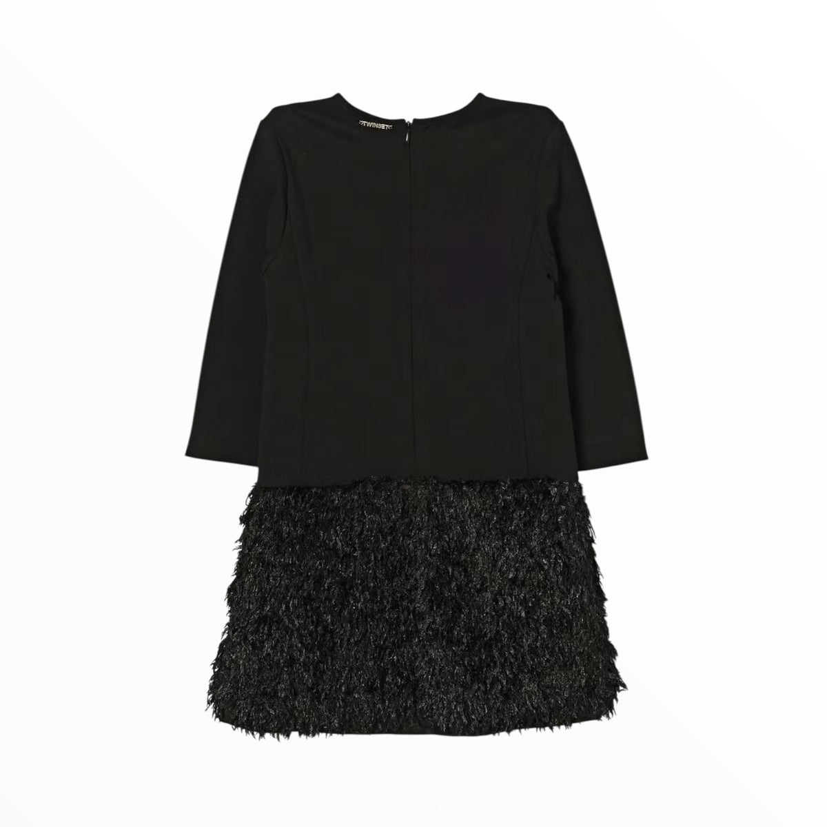 Abito Twinset con piume