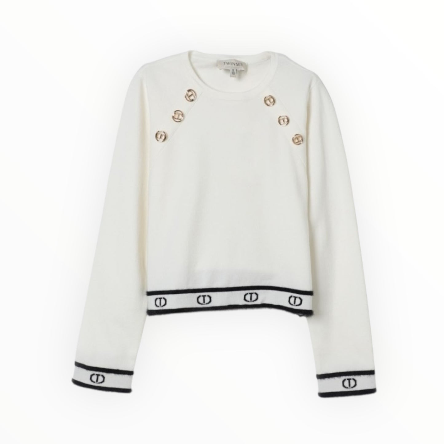 Maglione bianco Twinset
