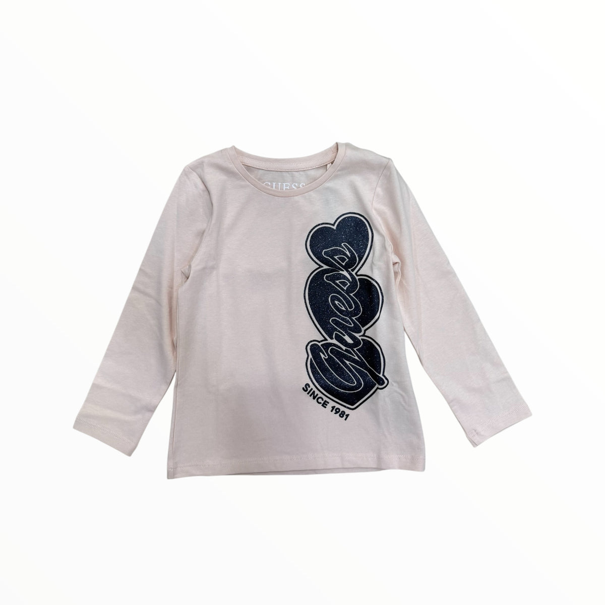 T-Shirt Guess logo laterale glitterato