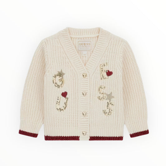 Cardigan a maglia Guess