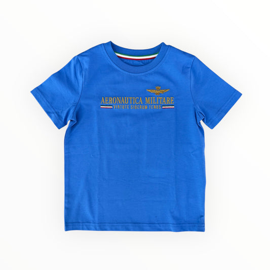 T-shirt logo ricamato Aeronautica Militare