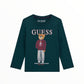 T-Shirt Guess Teddy verde