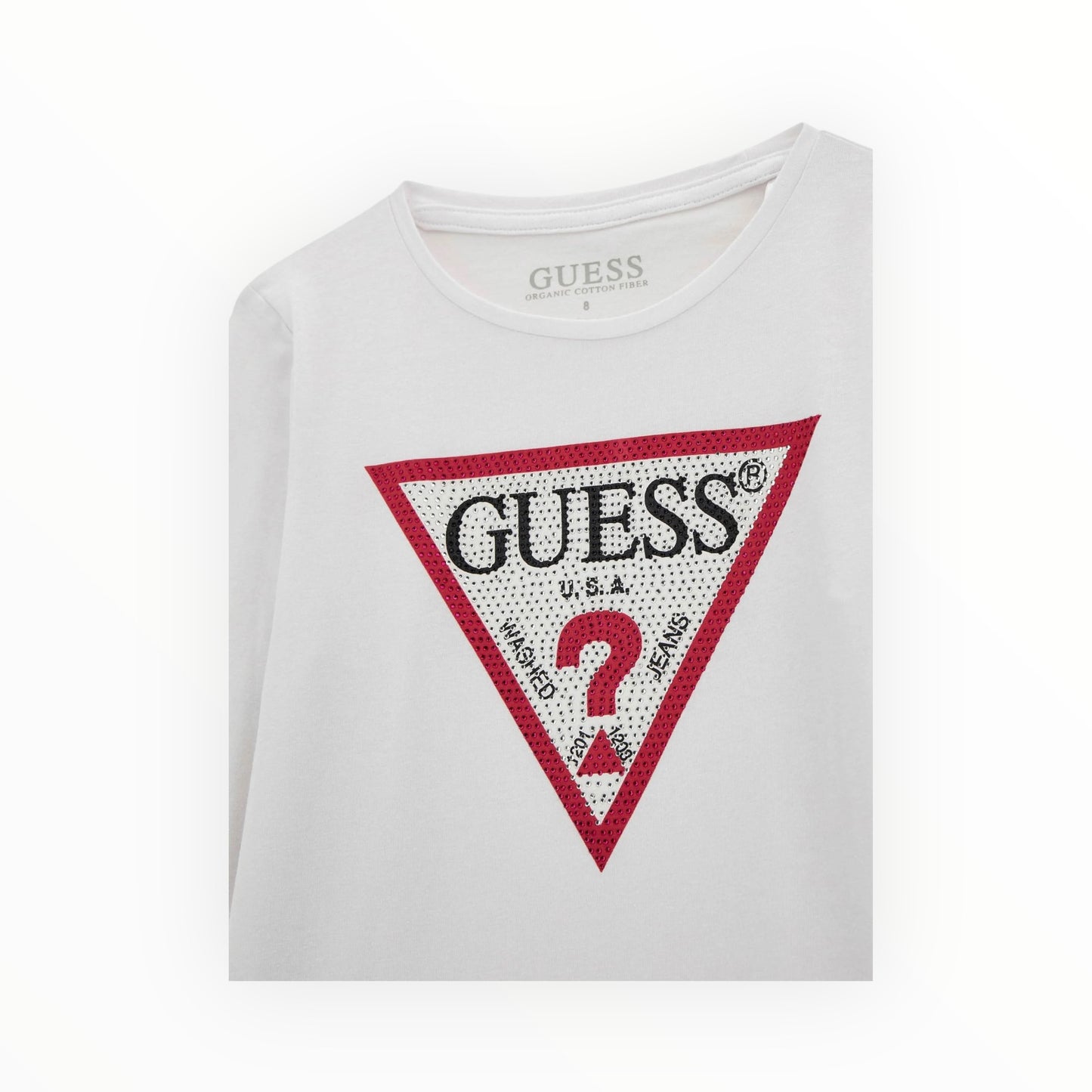 T-shirt Con Strass Guess