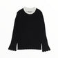 Maglione Twinset in viscosa nero