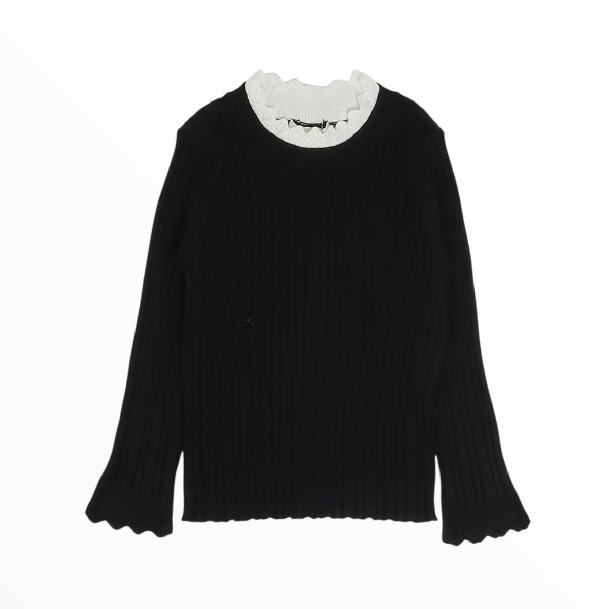 Maglione Twinset in viscosa nero