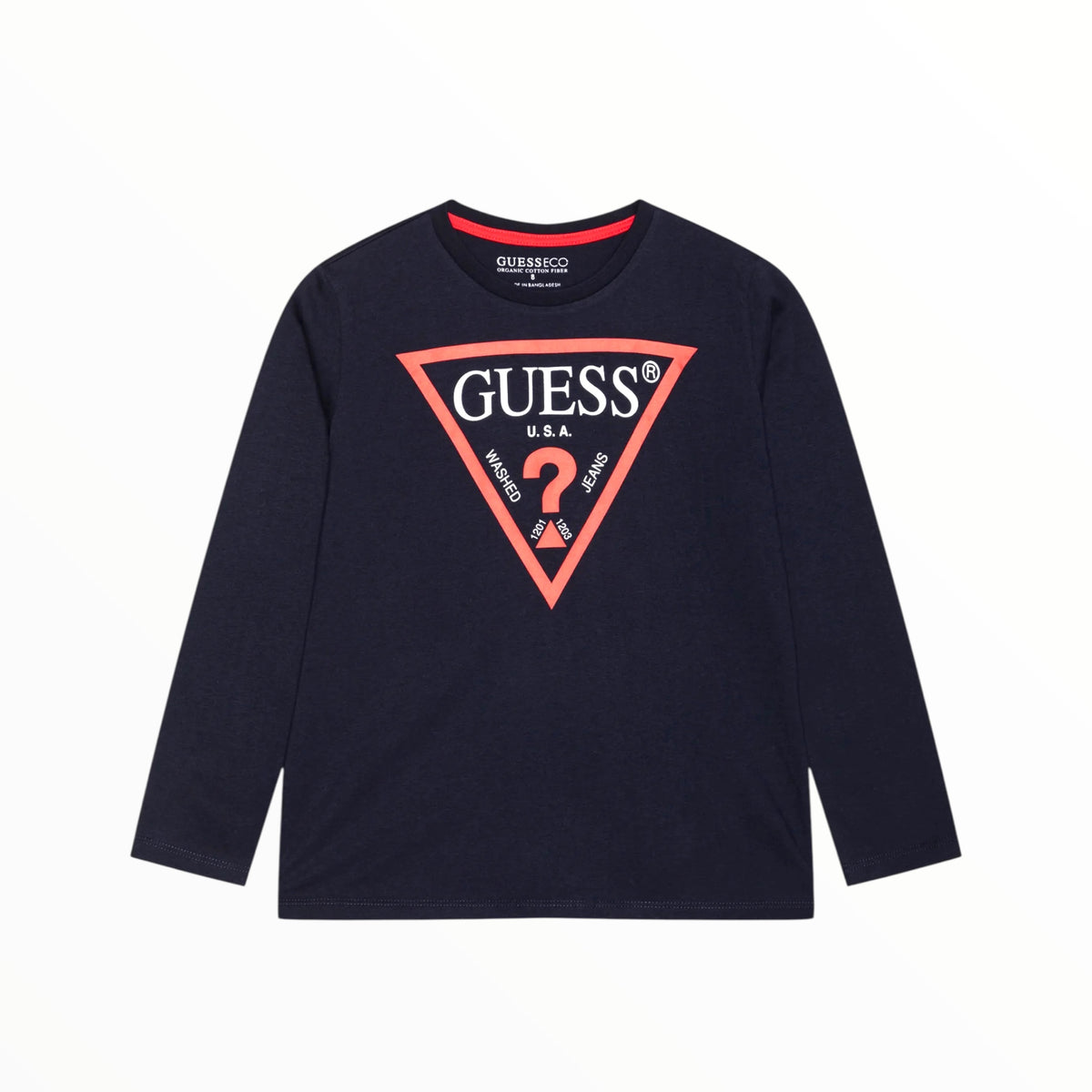 T-Shirt Guess basic blu
