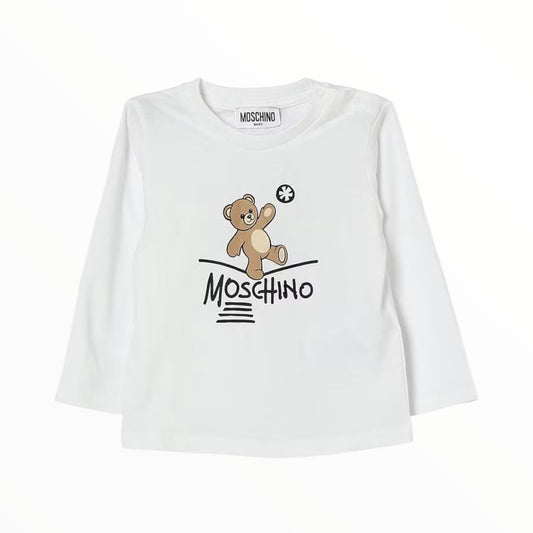 T-Shirt Moschino bianca teddy