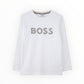 T-shirt Con Logo In Rilievo Boss