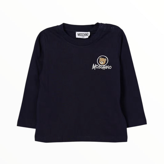 T-Shirt Moschino logo su petto