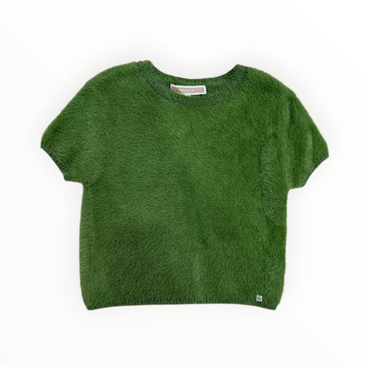 Maglia peluche verde Kocca
