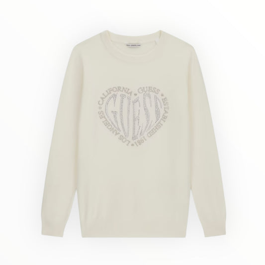 Maglione con strass Guess