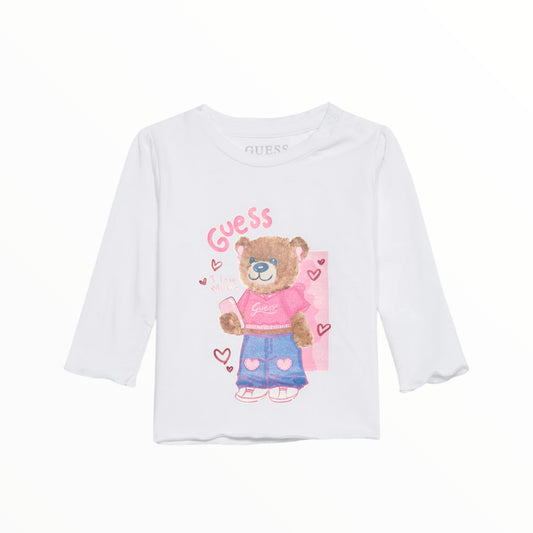 T-Shirt Guess stampa glitterata