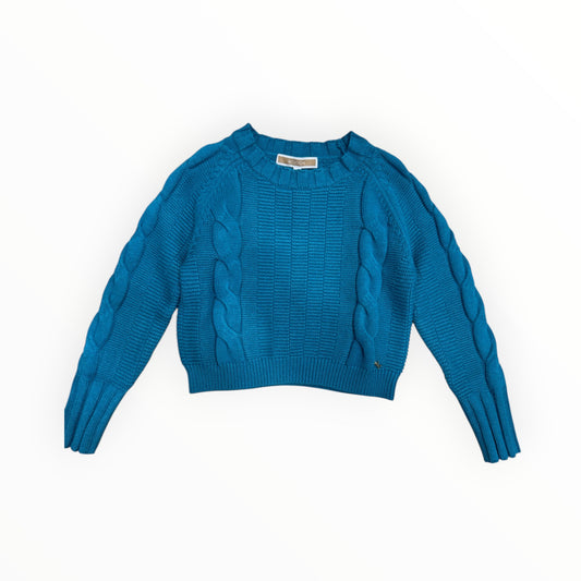 Maglione crop azzurro Kocca