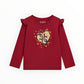 T-shirt bordeaux Guess