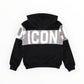 Felpa banda Icon con cappuccio