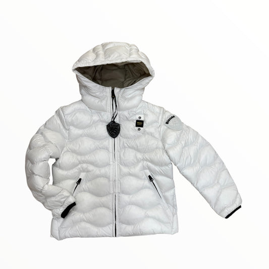 Piumino a onde maschile Blauer