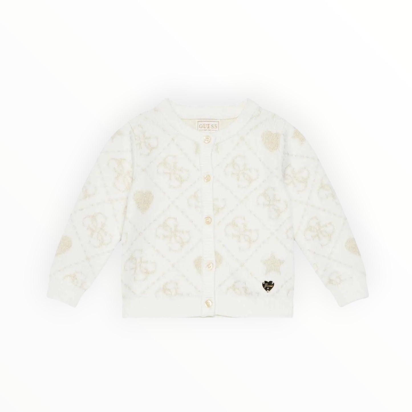 Cardigan Guess inserti dorati