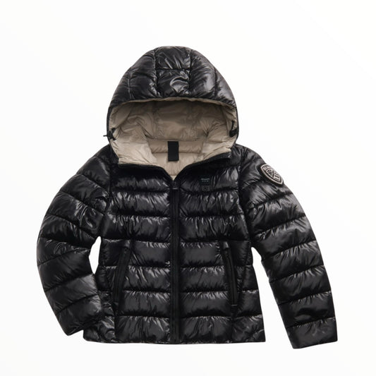 Piumino a righe con cappuccio Blauer