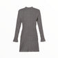 Abito Twinset grigio in viscosa