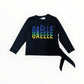 T-shirt Gaelle nera