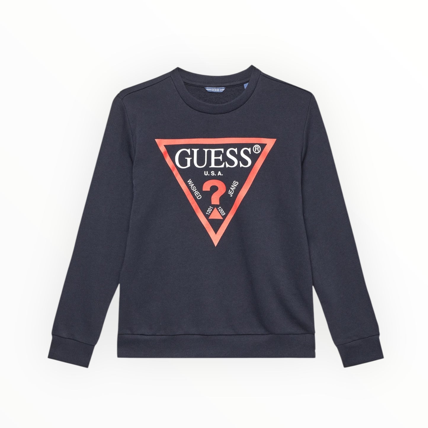 Felpa garzata Guess blu