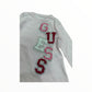 T-Shirt Guess rosa logo in rilievo