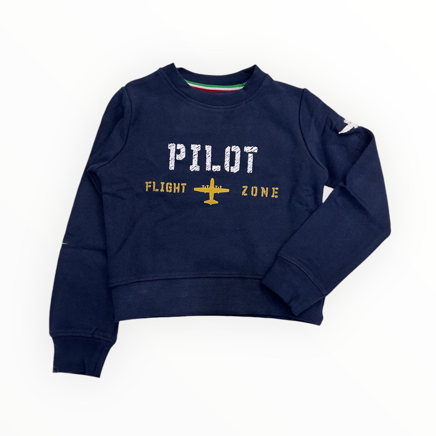 Felpa Girocollo Blu Aeronautica Militare