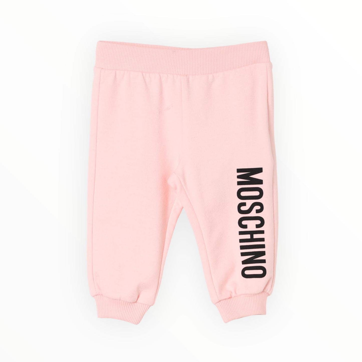 Pantalone in felpa rosa Logo Moschino