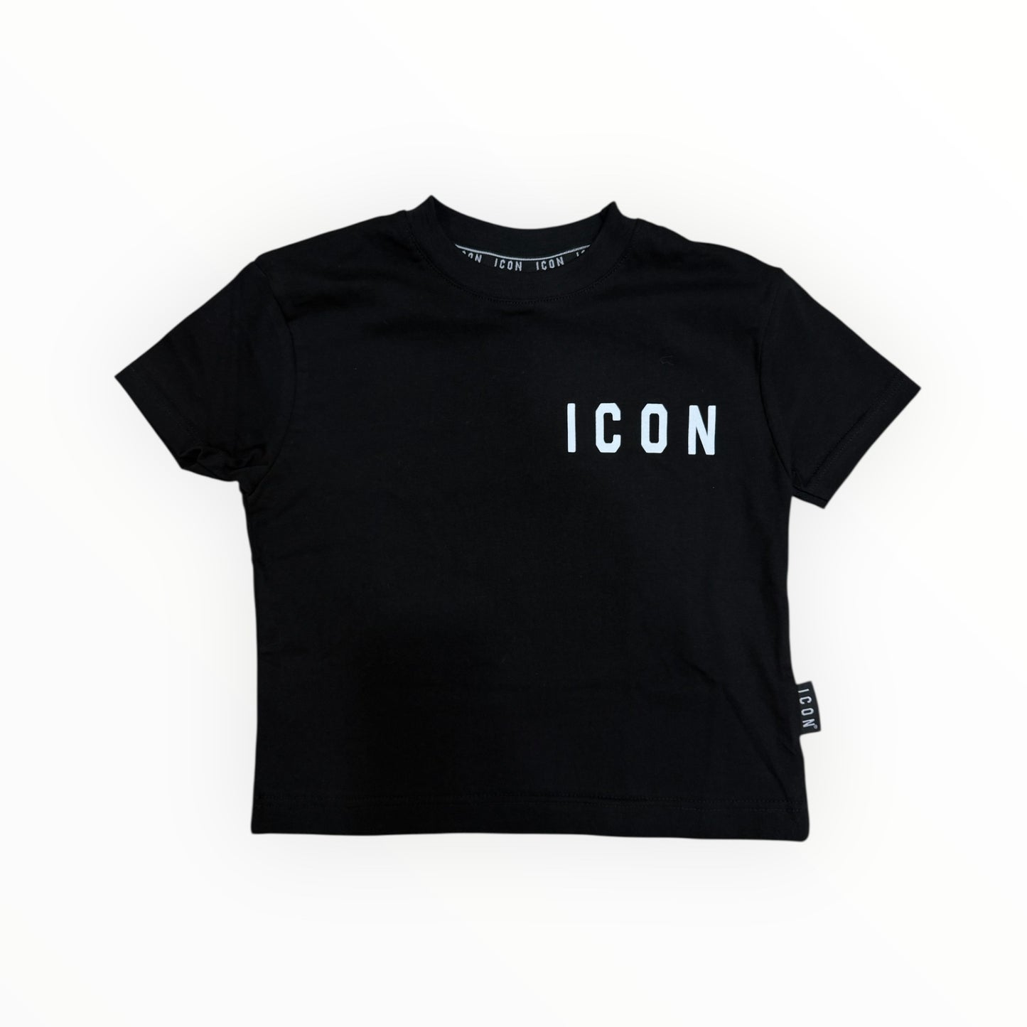 T-shirt crop Icon ragazza