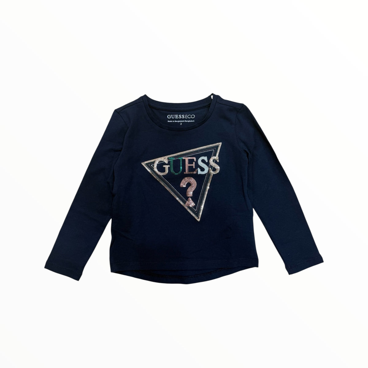 T-Shirt Guess blu con paillettes